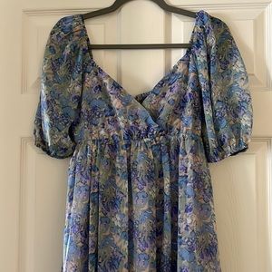 Tie Back Mini Dress En Saison